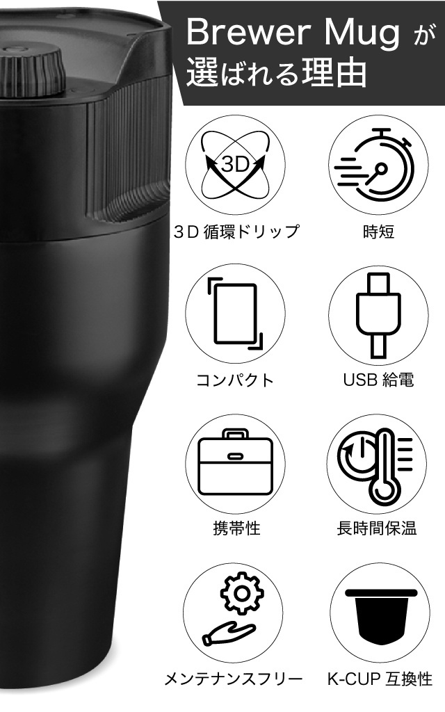 Brewer Mug（ブリュワーマグ）の特徴
