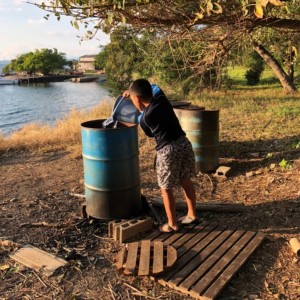 ドラム缶風呂
