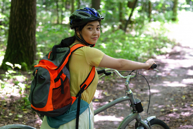 自転車 リュック